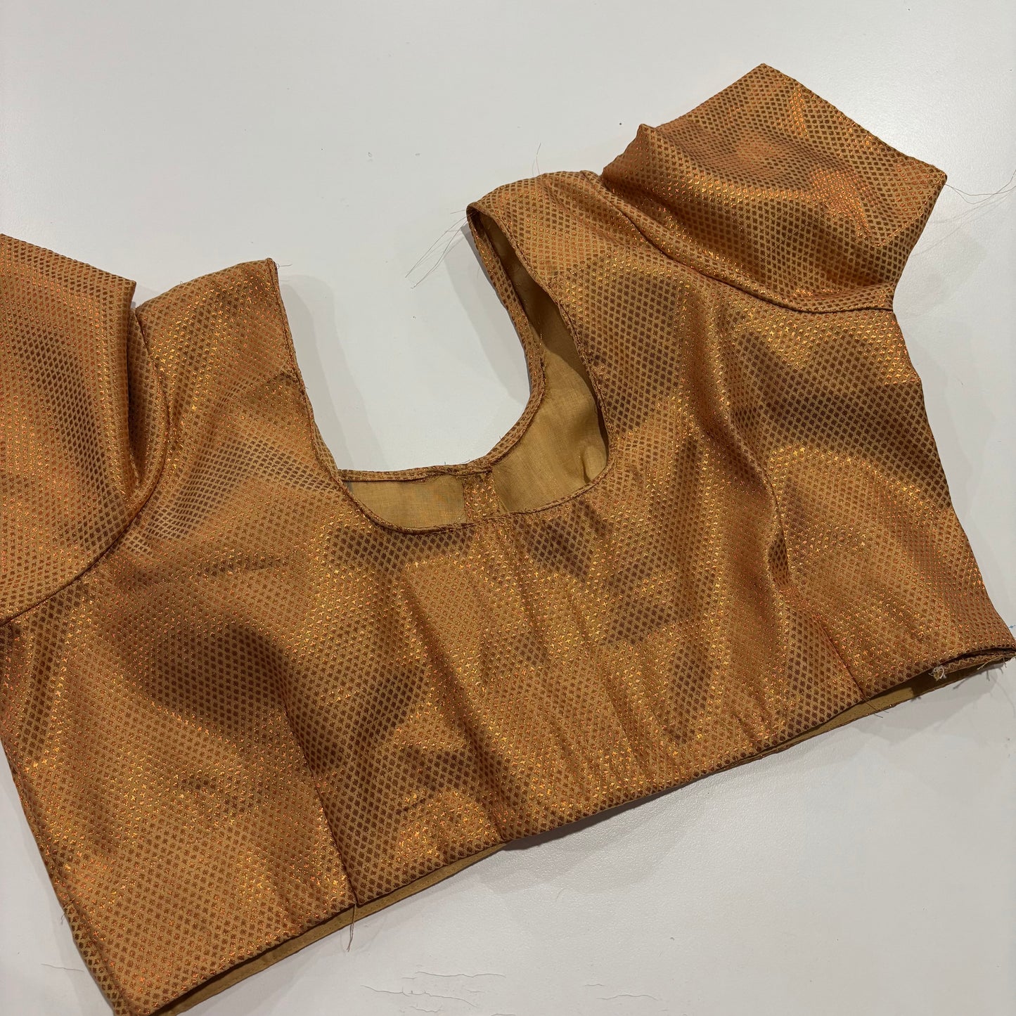 Copper Colour Plus Size Readymade Blouse Graceful Fit for Sarees