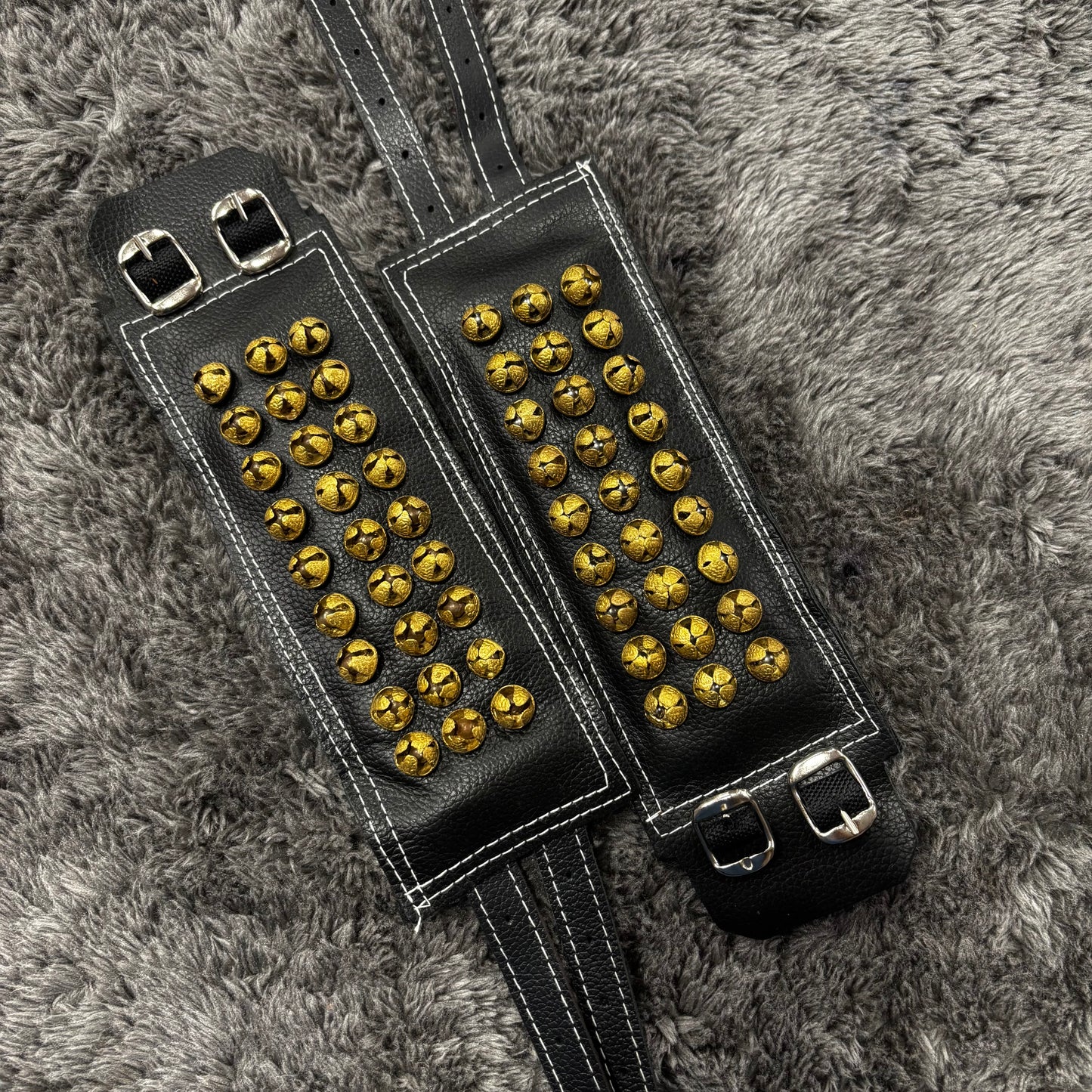 Leather 3‑Layer Ghungroo for Bharatanatyam & Classical Dance