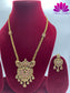 Exquisite Matte Gold Finish Long Chain with Beautiful Pendant