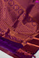 Purple Copper Zari Silk Saree | Kanchipuram Silk | Silk Mark Certified