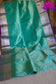 Turquoise and Violet Silver Zari Saree| Bridal Saree| Kanchipuram Silk | Pure Silk Saree | Silk Mark India Certified