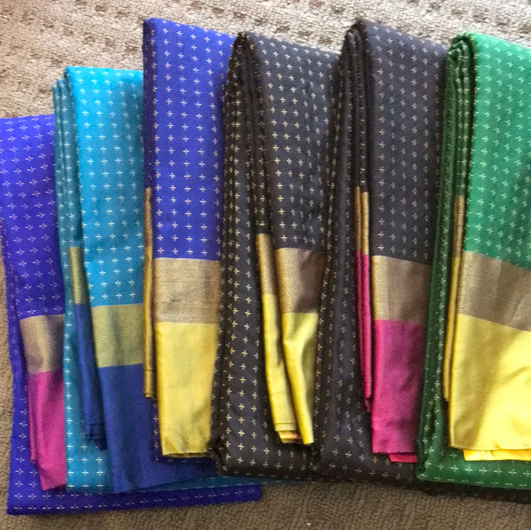 Aarani Pattu Dotted - Shrees  Fashion Australia